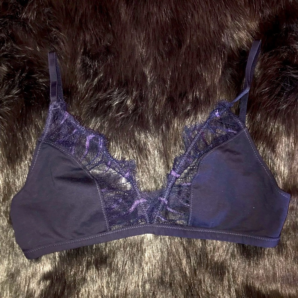 COS Navy Bralette - size S
